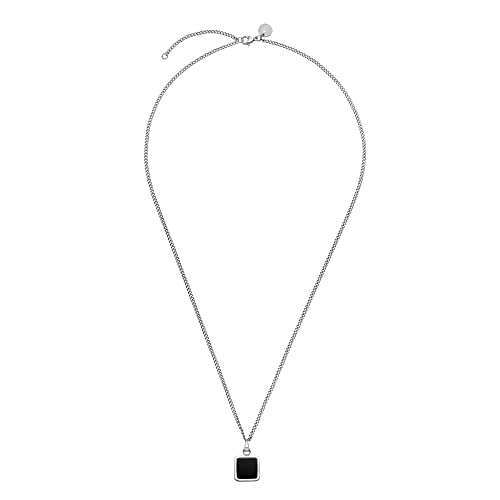 Purelei® Night Halskette (Silber), Wasserfeste Halskette für Männer mit...