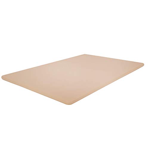Commercial Grade Brown Cutting Board 18 x 12 x 0.5 Inch - Superior to HDPE, Dishwasher Safe