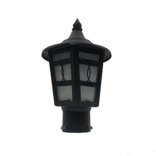 Image of WHITERAY Pillar Main Gate Light for Outdoor Fence Decorative Waterproof Post Lamp for Driveway Entrance, Boundary, Patio, Yard Lighting (Without Bulb)