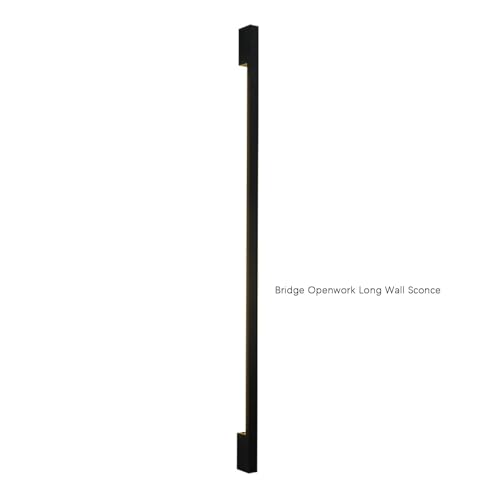 Barre LED extérieure longue 180cm noire up down pour mur de salon moderne
