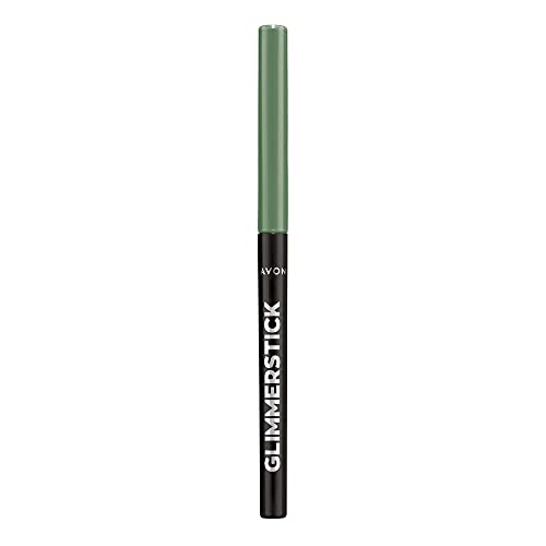 Avon Glimmerstick Eyeliner Forest Green, Tug-Free, Soft-Glide Formula for Bold, Intense and Waterproof Colour