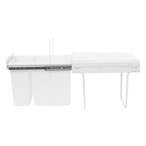 Caneca de basura doble extraíble 30L para gabinete miniatura 7