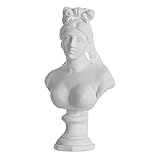 Queenbox Aphrodite 2" H Mini Greek Bust Sculptures, Resin Mythology Goddess Figurine Classic Roman C