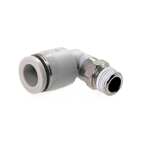 Codo macho PL601 y conectores neumáticos PL Series con rosca M5 a 1/2 para tubos 3