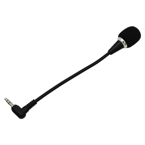Alnicov Mini Microphone 3.5mm connecteur Audio tête idéal micro condensateur pour ordinateur portable ordinateur portable tablette PC Skype