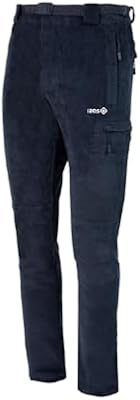 Izas Gstaad Pantalón de Pana Stretch para Hombre. Transpirable, Repelente al Agua y de Secado Rápido. Cintura Elástica y Bolsillos con Cremallera. Ajuste Regular