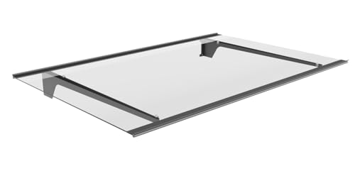 Schartec Aluminium-Vordach T1400 Aluminium-Vordach als Eingangsvordach, Haustürvordach, Eingangsüberdachung, Hauseingangsdach mit edlem Design