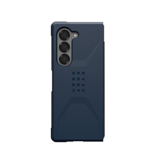 Urban Armor Gear UAG Civilian Ultra Thin Shock-Absorbent Protective Case/Cover Designed for Galaxy Z Fold 6 (2024) (Military Drop Tested)-Mallard,Multicolor