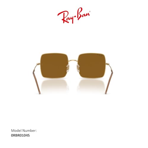 Image of Ray-Ban Sunglasses for Women - 0RBR0104S Square Reversed | Ray-Ban Sunglasses - Non-Polarized Lenses, Metal Frame Designer Sunglasses Womens