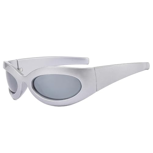 Image of New 2025 Vintage Punk Sports Women Sunglasses Fashion Mirror Goggle Men Sun Glasses Shades Uv400