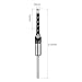 sourcing map Square Hole Drill Bit for Wood 10mm Hollow Chisel Mortiser Auger Spur Cutter Tool, High Carbon Steel for Woodworking Carpentry