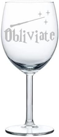 MIP Wine Glass Goblet Obliviate Funny (17 oz Stemless)
