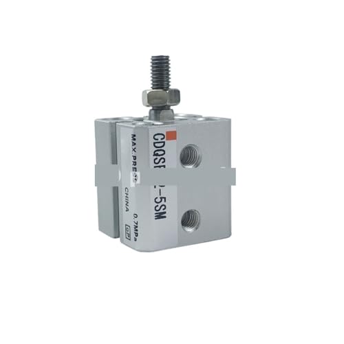 Vérin pneumatique CDQSB16 robuste pour système d'éjection et tri de précision