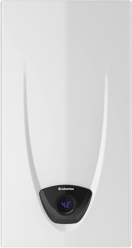 Ariston Fast EVO X - Scaldabagno a Gas Istantaneo Camera Aperta 11 L/GPL con Innovativo Display LCD per Regolazione Temperatura e Rilevamento Fiamma di Massima Sicurezza 31x23x58 - Classe Energetica A