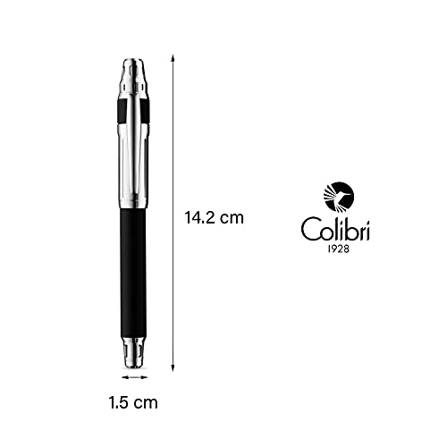 Colibri Penna Roller Ascari-Cromata e nero effetto...
