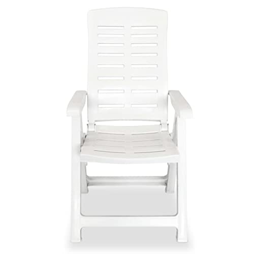 Chaise de jardin pliante facile à nettoyer et résistante lot