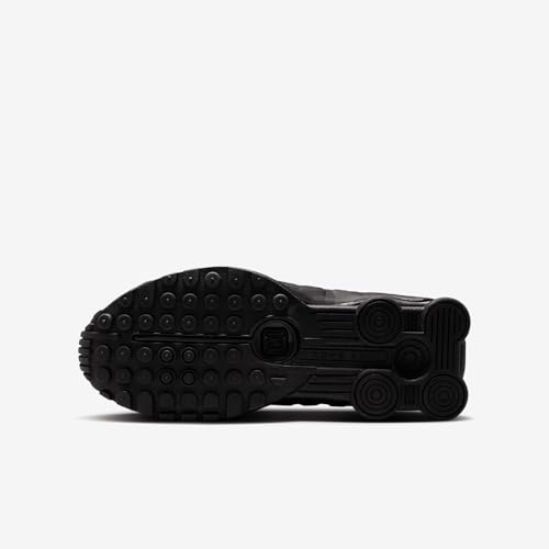 Nike Shox R4 Big Kids' Shoes (CW2626-003, Black/Black/Bright Crimson/Black)2