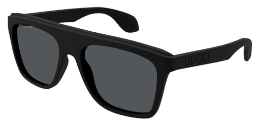 Gucci GG1570S 006 Black/Grey Polarized Square Men's Sunglasses