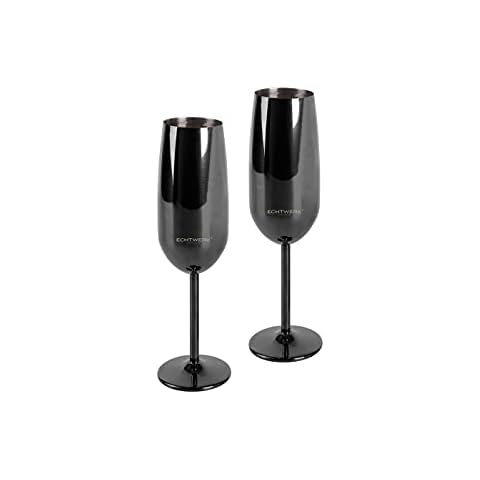 Stylish ECHTWERK Stainless Steel Champagne Flutes Cover