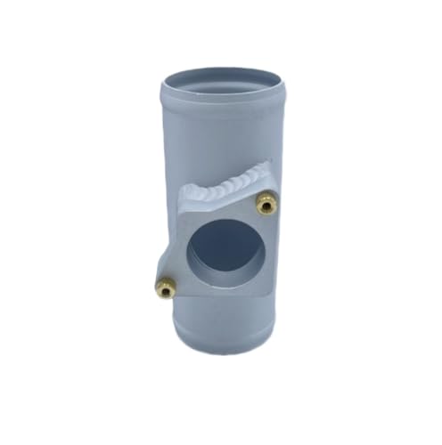 Adaptador sensor flujo aire 63 mm plata para tubo de admisión turbo de coche