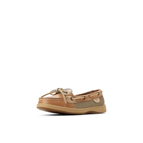 Sperry Women's Angelfish 1-Eye Leather Boat Shoe, Linen Multi, 8.5