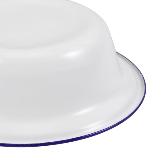 Miniatura 6 de Gatuida 3 Piezas Cuencos Esmaltados Vintage Cuencos Multifuncionales Para Sopa Ensalada Y Almacenamiento De Alimentos Resistentes Y Decorativos