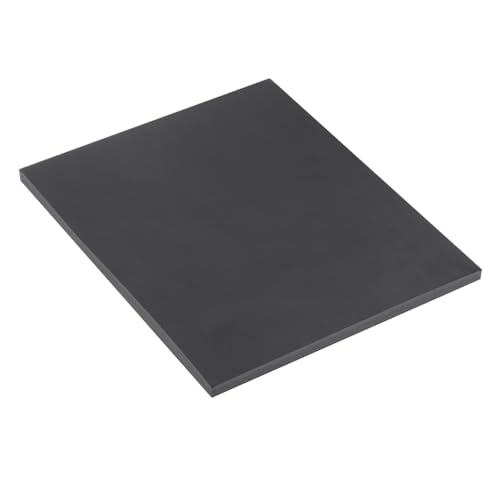 Image of Expanded PVC Plastic Sheet 5 /16 inch Thick, 8 inchx10 inch Lightweight Rigid Foam Sheet, [for Crafts Signage Displays Digital Screen Printing] - Black / 1 Pcs
