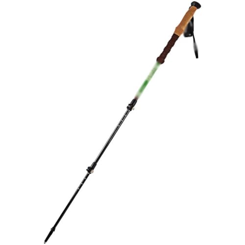 Professional Telescopic Trekking Poles, Ultra-Light Carbon + Aluminum Walking Sticks, with Cork Grip + EVA Extended Handle, for Men, Women