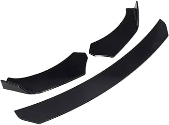 Motorik Car Bumper Protectors Front Splitters Bodykit & underbody Skirting || Composite Metal || Universal || 3pc (White Outline)