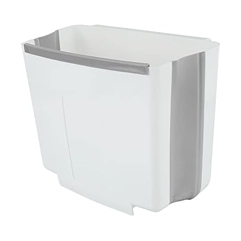 MaLng Folding Kitchen Bin, Hanging Food Bin, 9.6L Collapsible Waste bin for Cabinet/car/Bathroom/Bedroom Cover