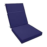 MFMEXUL Patio Chair Reclinable Chair Cushion Chaise Cushion of Mattracks, Dark Blue