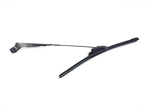 Image of Universal 12V Electric UTV Windshield Wiper Motor Kit Fits Polaris Ranger RZR Kawasaki Honda Pioneer Golf Cart, 110 Degree Sweep Wiper Size: Arm: 13.7inch Blade:13.7inch