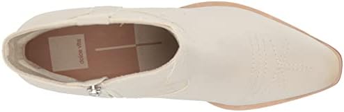 Dolce Vita Women's SILMA Western Boot, Ivory, 7.5 | Image 4