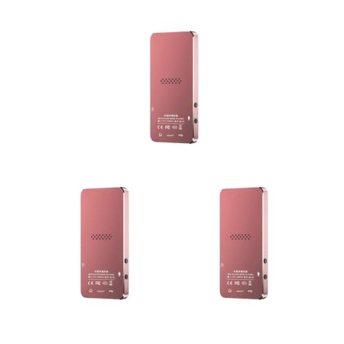 Lecteur MP3 MP4 Bluetooth tactile 4Go alliage zinc rose baladeur