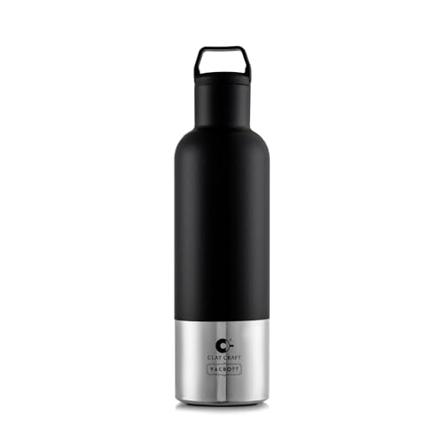 Image of CLAY CRAFT VACBOTT Trekko Double Walled|18 Hours Hot and 24 Hours Cold Vacuum Insulated Flask 900ml|Easy to Carry|Gym Bottle|Home|Kitchen|Hiking|Travel Bottle|BIS Certified|1Year Limited Warranty