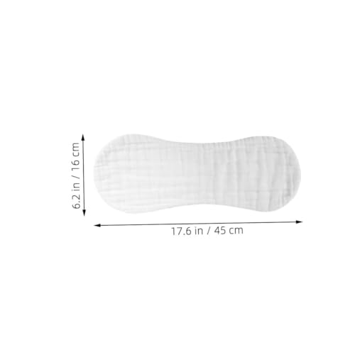 6pcs Muslin Burp Cloths Soft Cotton Washable Diapers Breathable Reusable Pee Pads for Newborn Boys Shower Daily Use2