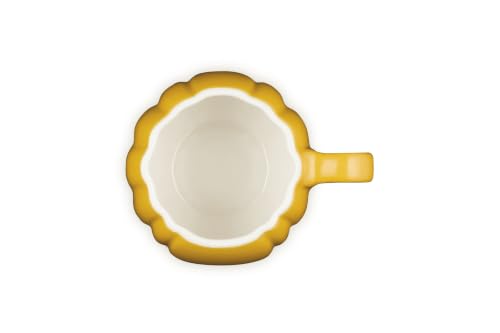 Image of Le Creuset Stoneware Pumpkin Mug with Lid, 14 oz., Nectar