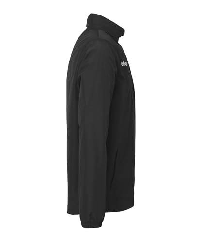 uhlsport Unisex Essential Allwetterjacke Poncho-Mantel, schwarz, Medium
