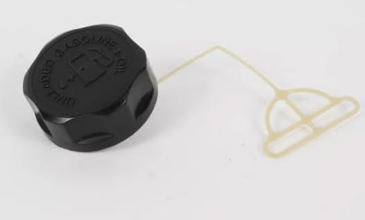 Fuel Cap for Husqvarna Engine, Black, Metal, Compatible with Lawn Mower, Twist-On, Fits Models: 504117701