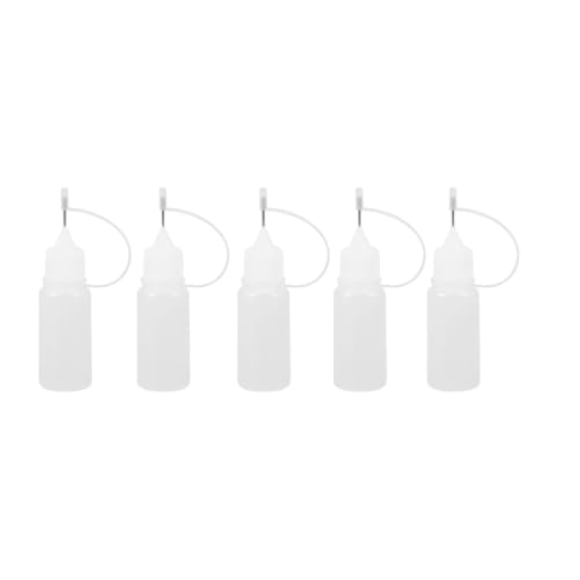 HUEART 5 Pcs Precision Tip Applicator Bottles, 10ml