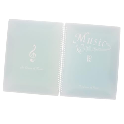 Toddmomy Sonic Music Folders Stylish A4 Sheet Music Binder for Pianists 40 Pages Organizer
