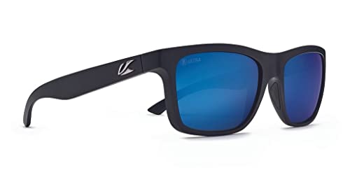 Kaenon Clarke Unisex Polarized Sunglasses (Matte Black, Ultra Pacific Blue Mirror)2