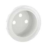 L' enjoliveur prise de courant 2P+T à puit bornes à vis de la gamme Céliane de Legrand est à monter sur un mécanisme et à compléter d’un support et d’une plaque de finition. La finition de cet enjoliveur pour prise de courant Céliane offre un design discret et sobre qui s’intégrera parfaitement dans tous les habitats qu'ils soient neufs ou bien encore rénovés .