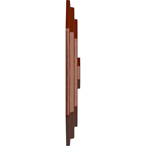 Image of Ekena Millwork CM25FEFIF 25 1 /4 inchW X 17 1 /4 inchH X 1 3 /4 inchP Felix Ceiling Medallion, FireBrick