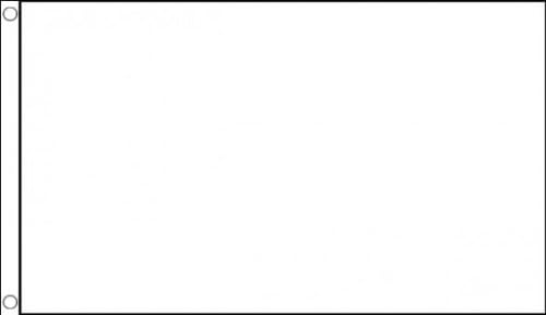 AZ FLAG Race officer white Flag 2' x 3' - Racing flags 60 x 90 cm - Banner 2x3 ft