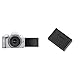 Canon EOS R50 Systemkamera + RF-S 18-45 is STM Objektiv - Spiegellose Kamera & 9967B002 Akku LP-E17, schwarz