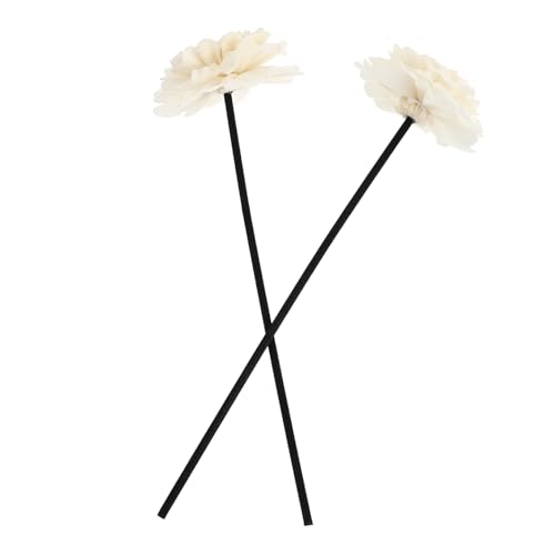VINTORKY 2pcs Pe Flower Rattan Sticks Essential Oil Diffuser Sticks Scented Oils for Aromatherapy