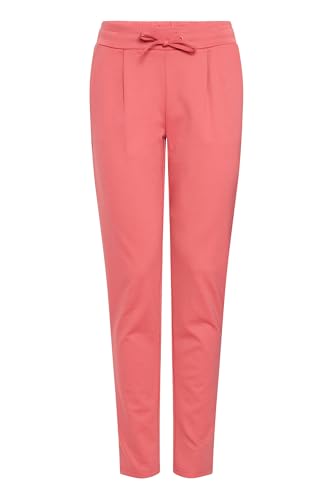ICHI IHKATE PA2 Damen Sweathose Sweatpants Relaxhose mit Stretch Schmaler Schnitt mit Elastikbund, Größe:S, Farbe:Holly Berry (171633) – Ansicht 1
