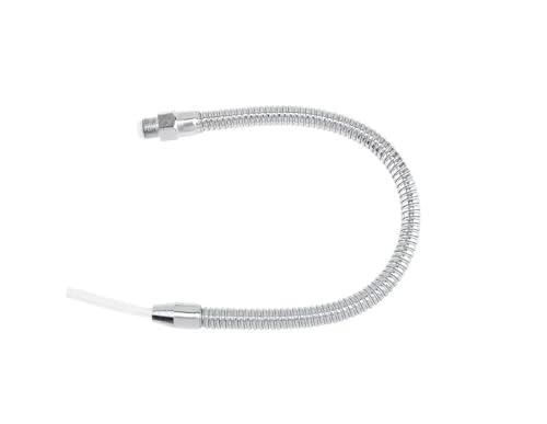 Tubo metálico flexible para refrigeración por agua Tubo flexible de metal for refrigeración por agua y aceite de 1/2, 3/8 y 1/4 pulgadas, 400(Inner Thread,3/8 Inch 400mm)