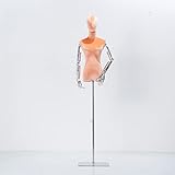 - Ajustable: Cada parte del maniquí es desmontable. La cabeza y los brazos del maniquí se pueden ajustar para cambiar cualquier postura a voluntad. Puedes combinar tu ropa tú mismo con el vívido soporte de maniquí.